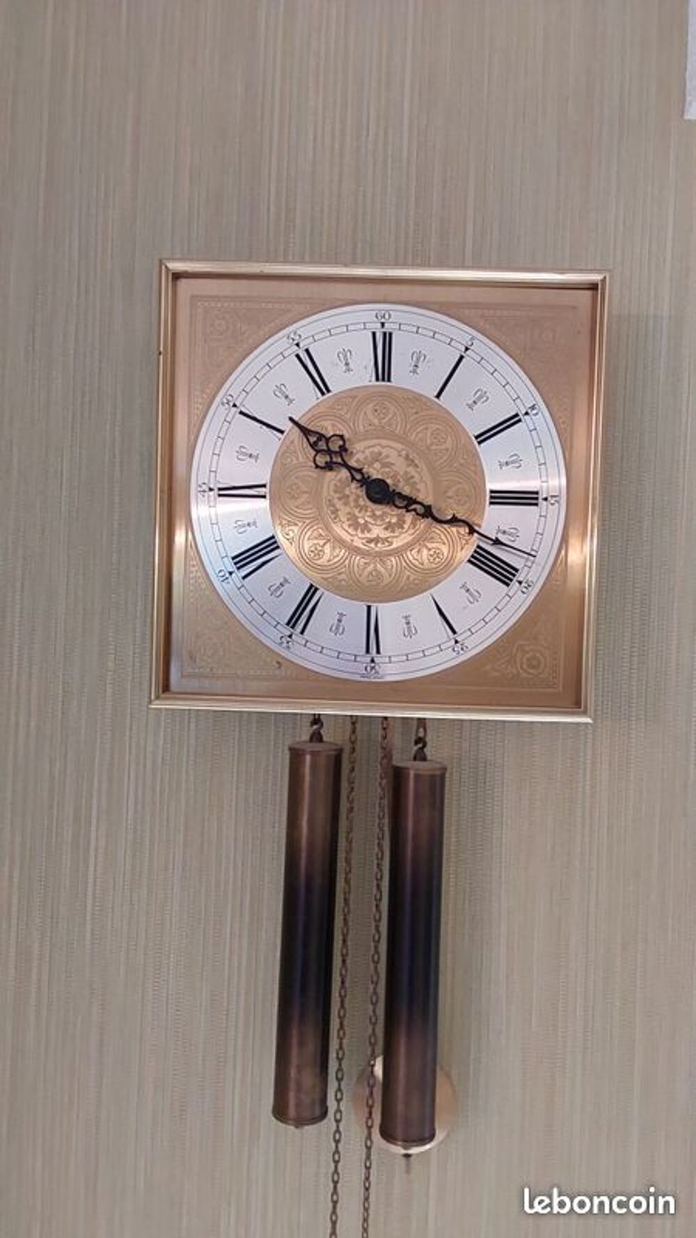 Horloge murale tempus fugit Décoration