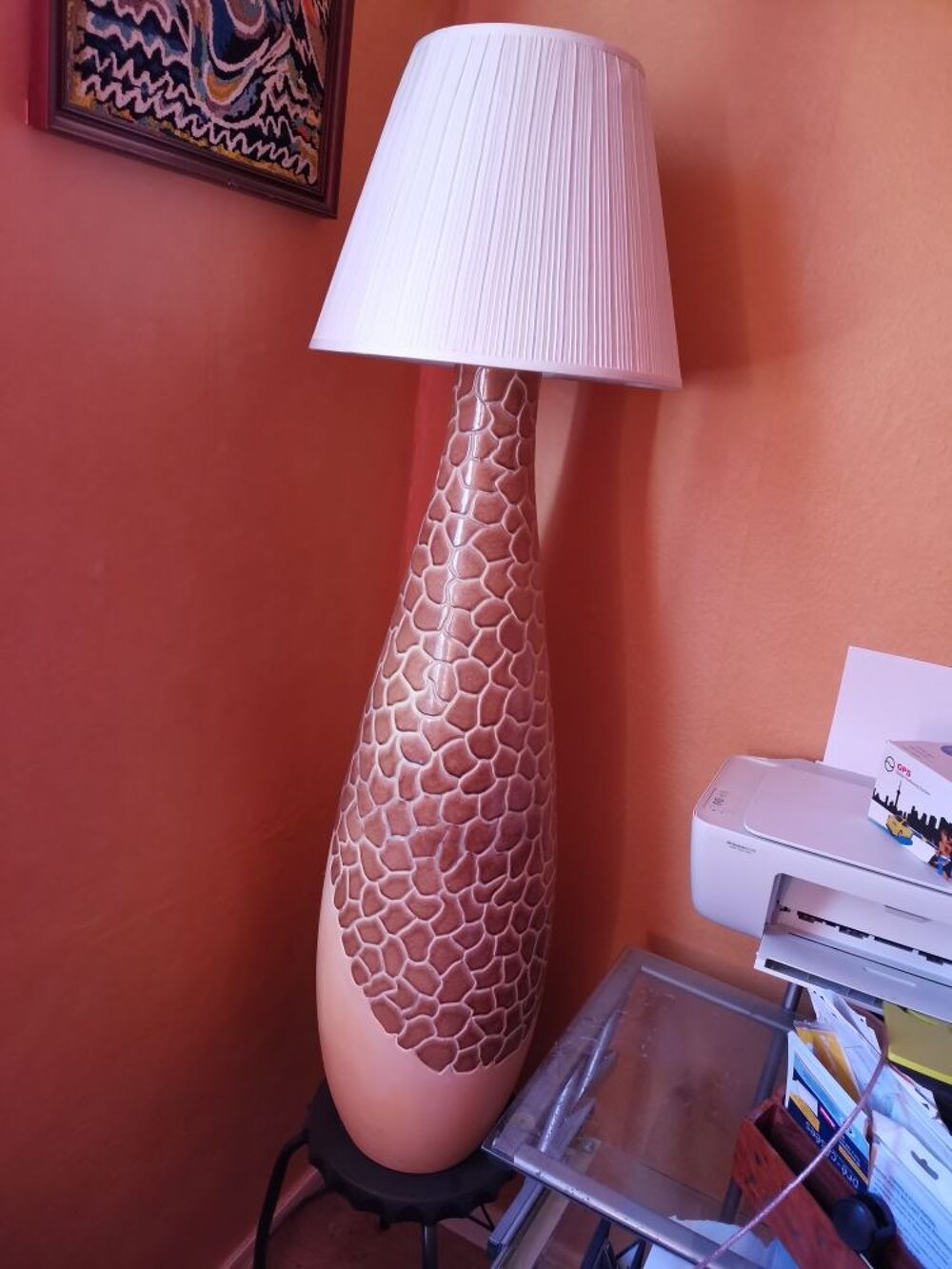 Duo de lampe girafe Décoration