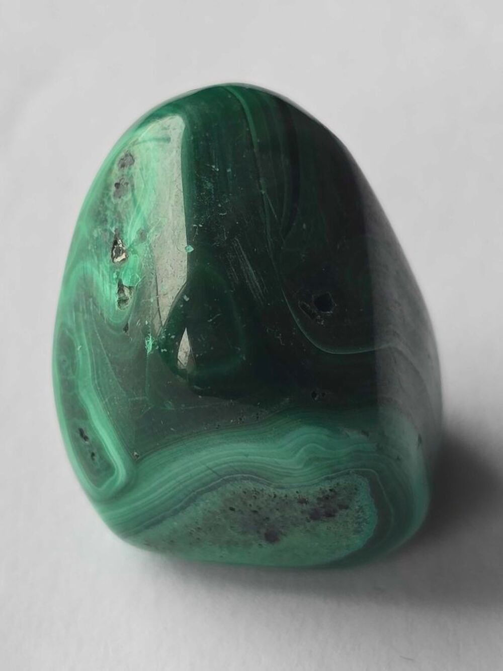 Pierre Roul&eacute;e Malachite du Katanga-Min&eacute;ral 12g 