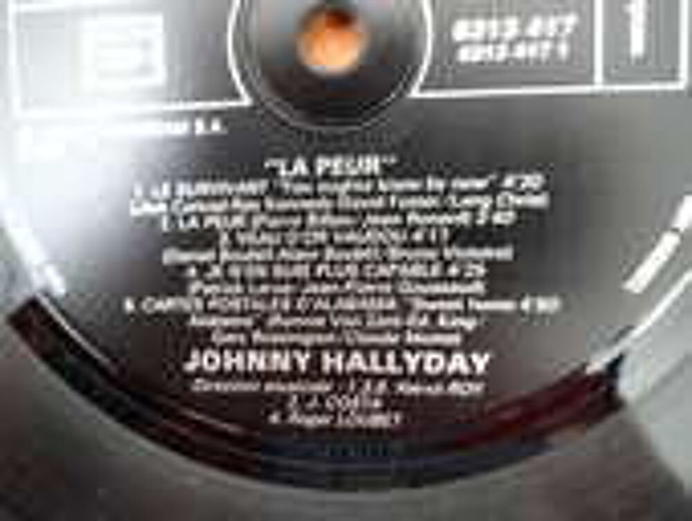 JOHNNY HALLYDAY 2 VINYLE 33 TOURS par t&eacute;l&eacute;phoner 0627473514 CD et vinyles