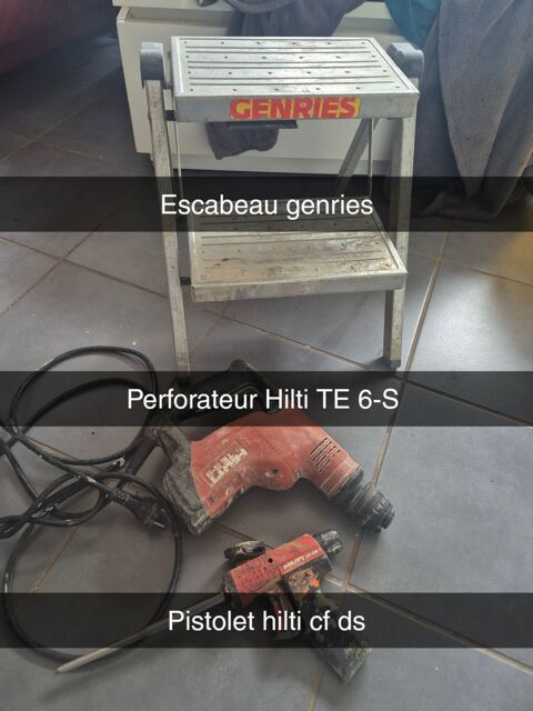 Lot perfo/pistolet/Escabeau hilti 170 33320 Le taillan-mdoc