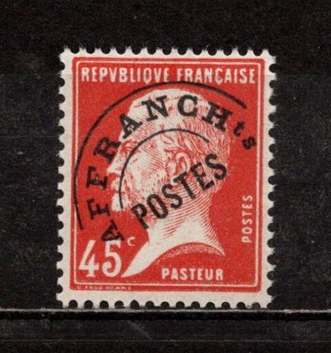 Timbre pr�o n� 67**, superbe 7 Cholet (49)