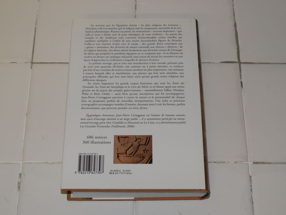 Livre : "L'Egypte ancienne et ses dieux" Livres et BD