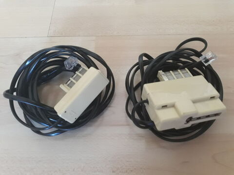 C�bles t�l�phone (avec/sans prise gigogne) + 1 prise gigogne 1 Poissy (78)