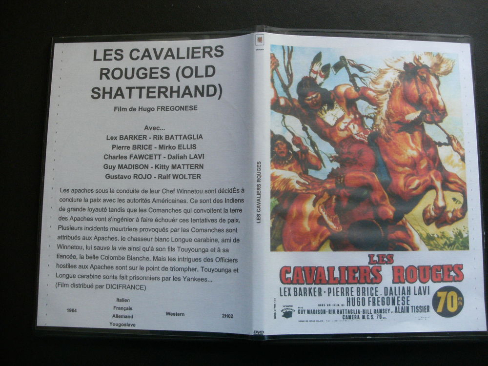 Rare film : " Les cavaliers rouges " DVD et blu-ray