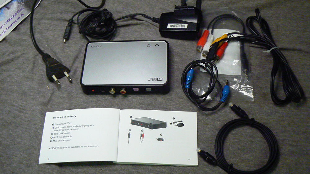 Signia StreamLine TV et Micro Audio et hifi
