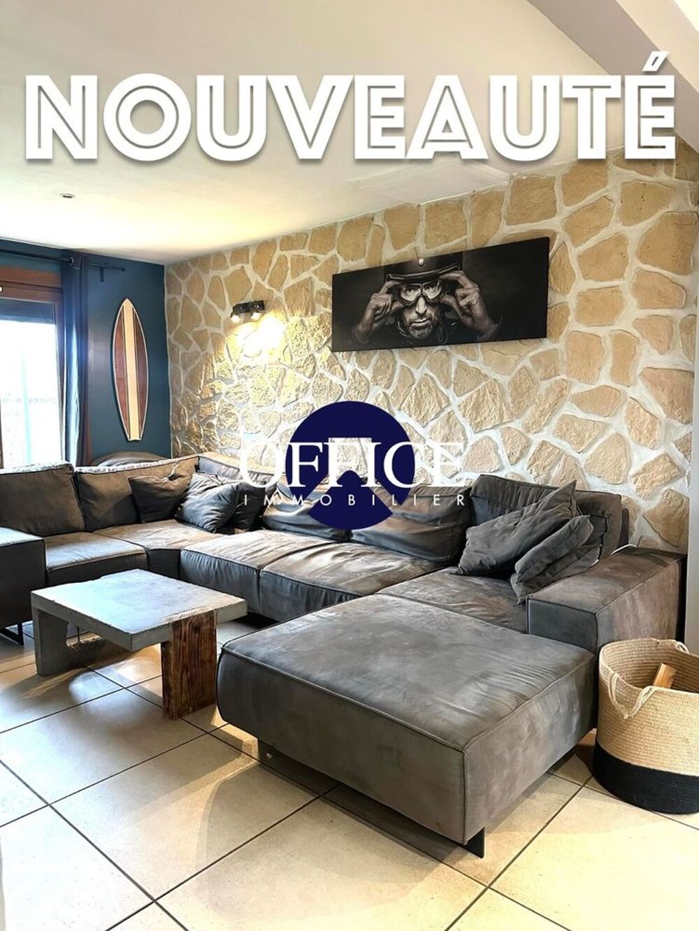 Vente Maison AVION – Élégant semi plain-pied rénové avec jardin paysagé et sous-sol complet Avion