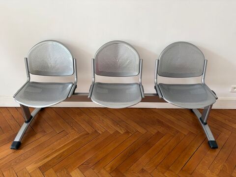 Lot 2 ensembles 3 chaises salle attente 120 Nice (06)