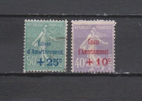 FRANCE N 247 & 249 = 2 TIMBRES NEUF* & OBLITERE  4 Le Coudray-Montceaux (91)