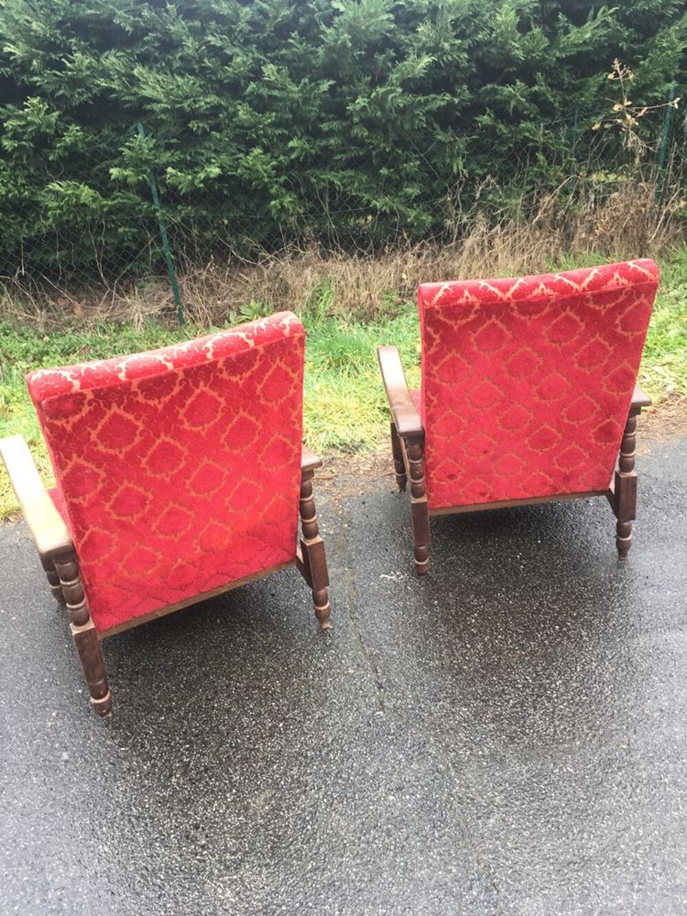 Paire de fauteuils style basque (G) Meubles