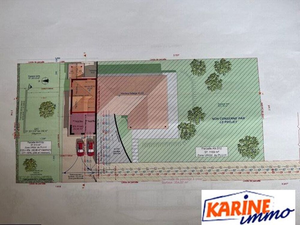 Vente Terrain Terrain - 512m ² Cailloux sur fontaines