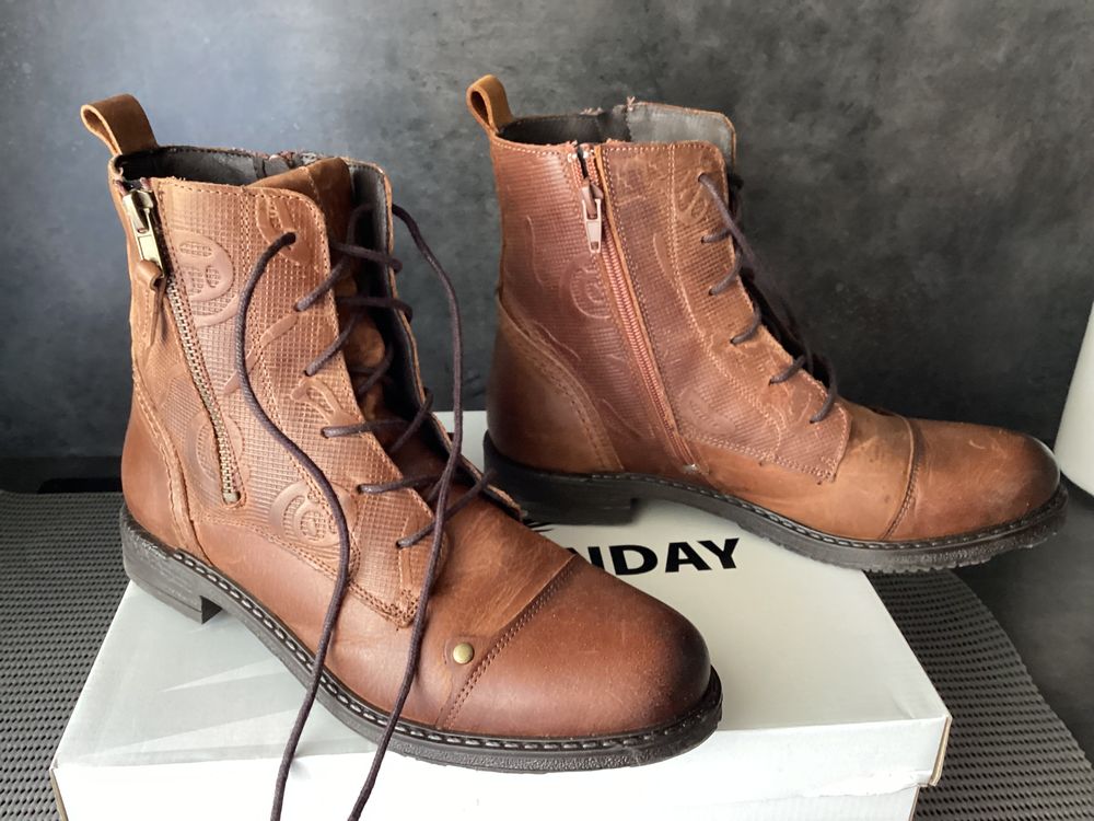 Bottines en cuir Chaussures