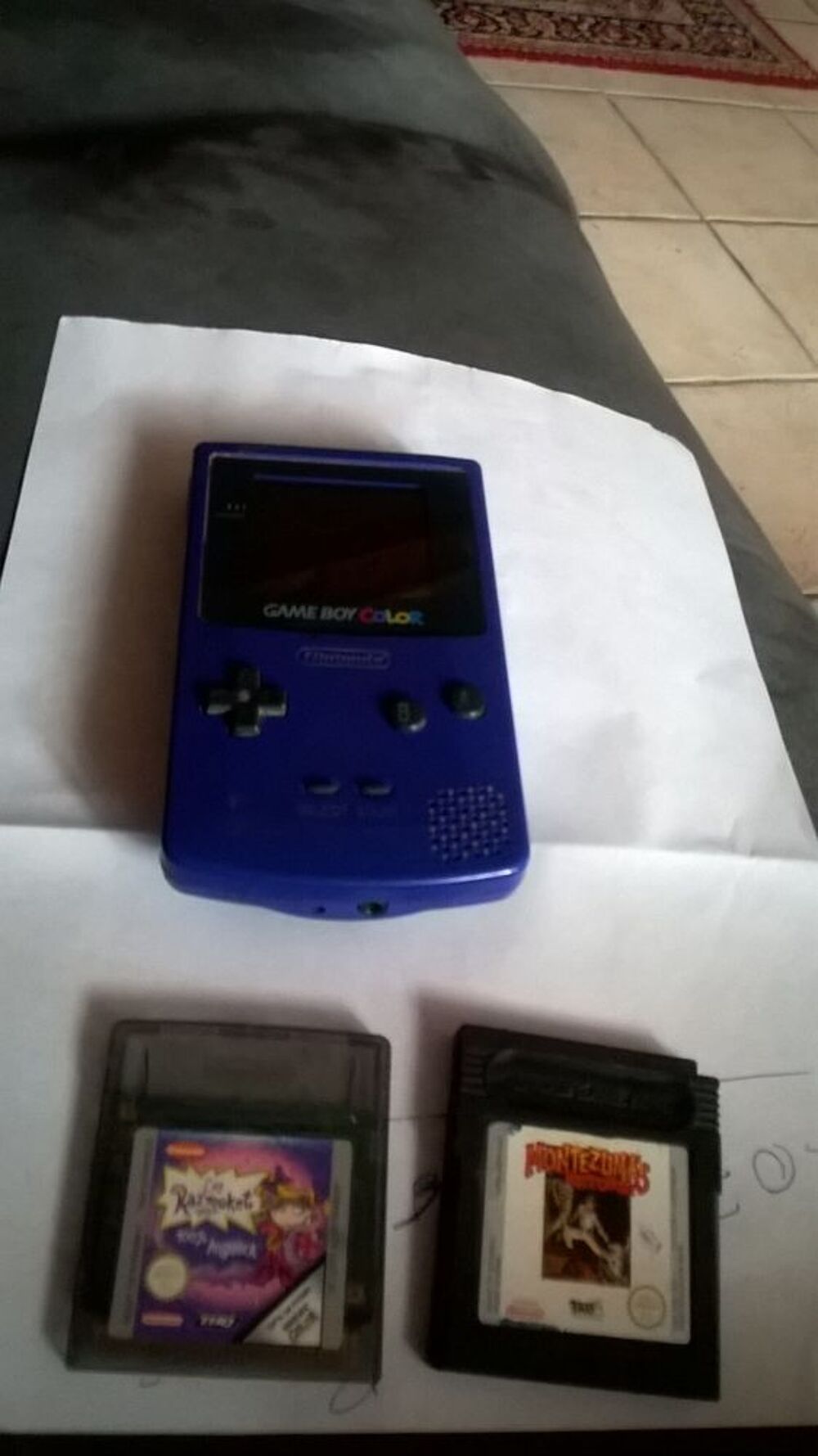 gam e boy color bleu Jeux / jouets
