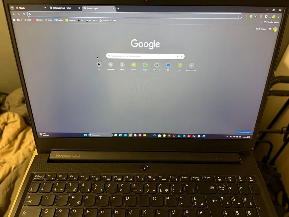 PC Portable Gaming Lenovo IdeaPad Gaming 3 RTX 3050 Ryzen5 Matériel informatique