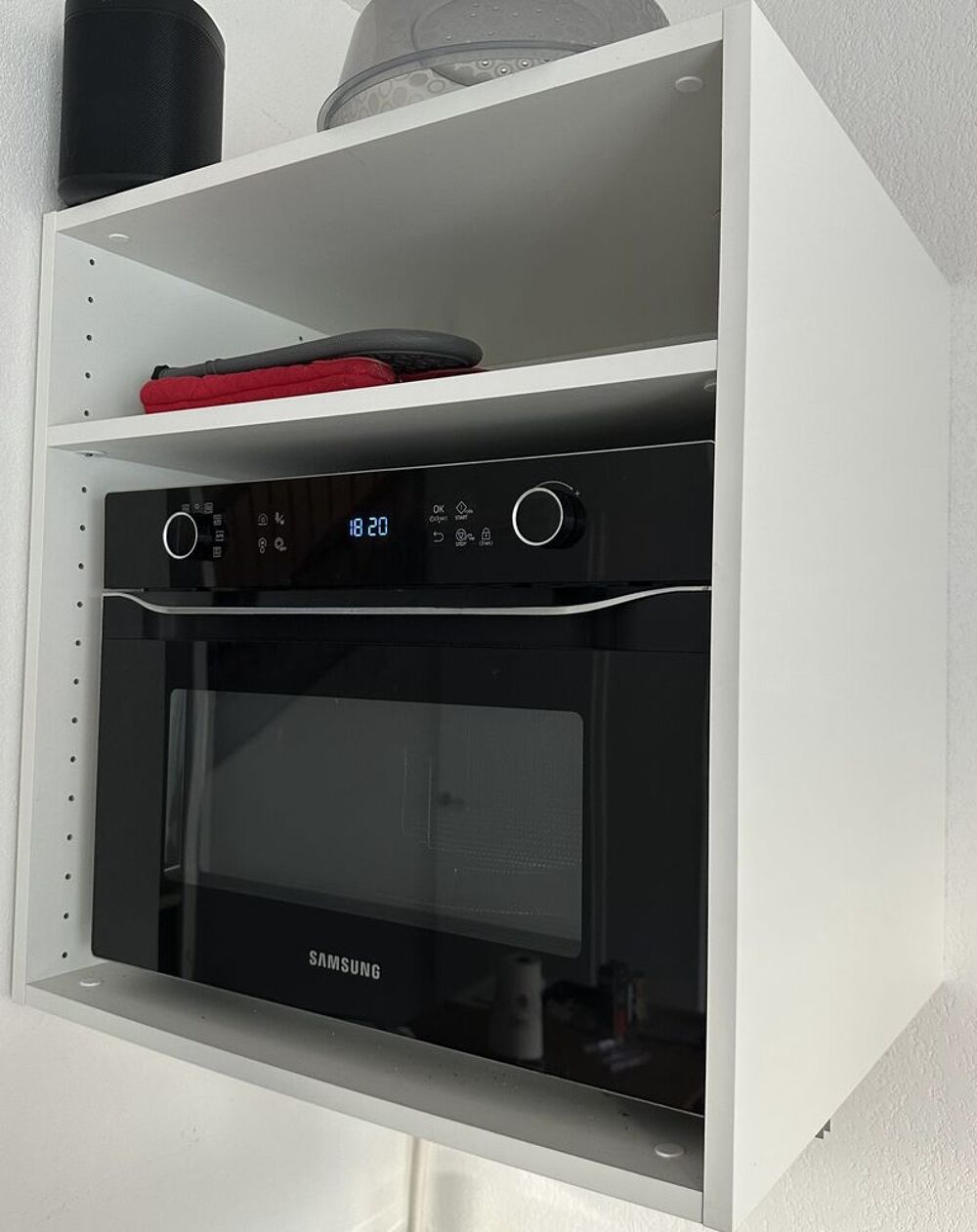 Lot de 1 caisson + 1 tablette SPACEO Evo'M Blanc, Meubles