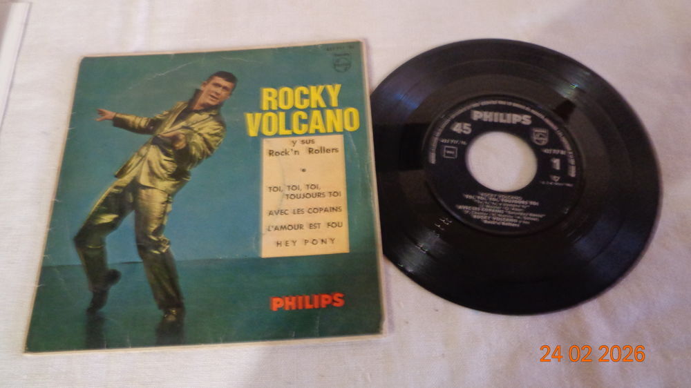 ROCKY VOLCANO VINYLE 25 cm et 45 Tours CD et vinyles