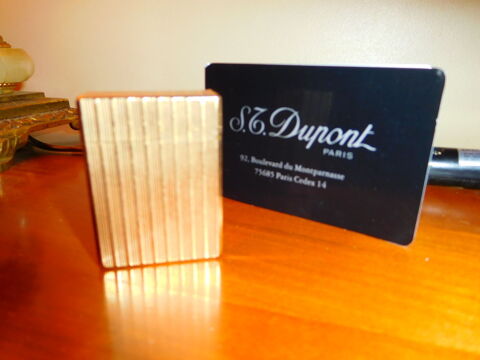 authentique  briquet ST Dupont en plaqu� or 20 microns 130 Vitry-sur-Seine (94)