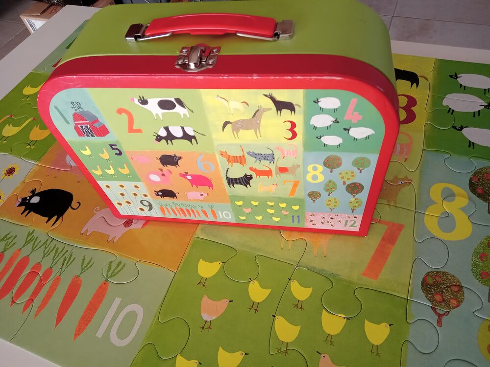 Mallette de Puzzle et Maison du Cirque 1er Age Jeux / jouets