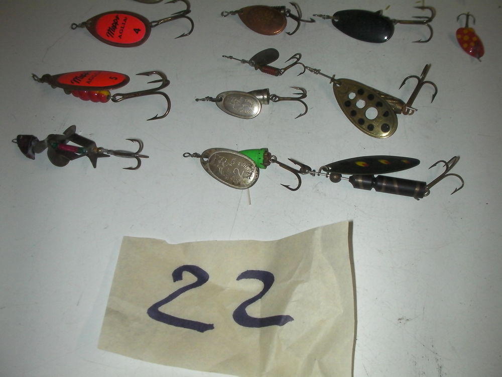 Leurres de p&ecirc;che cuillers N&deg; 22 Sports