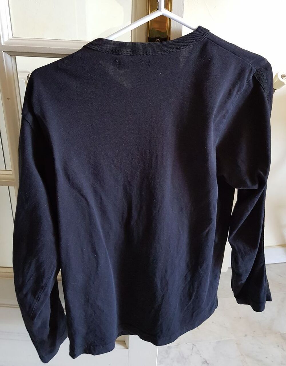 Polo manche longue Galice jeans- coton - Homme L Vêtements