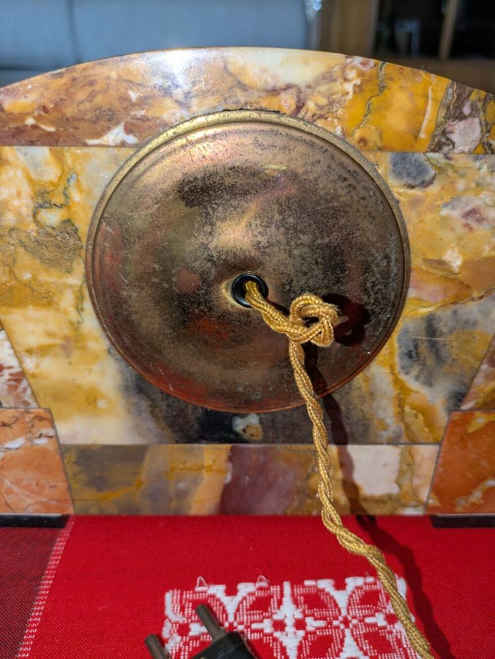 Pendule pendulette en marbre (ancienne) Décoration