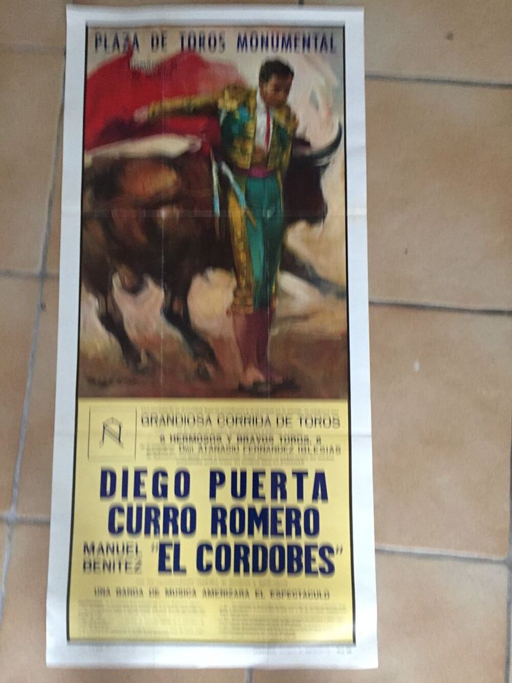 Affiche 1965 "El Cordobes" 20 € 