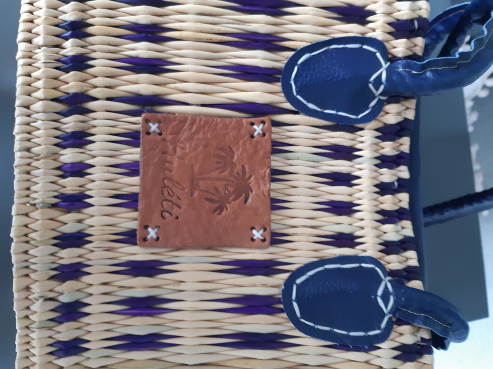Sac en paille neuf Maroquinerie