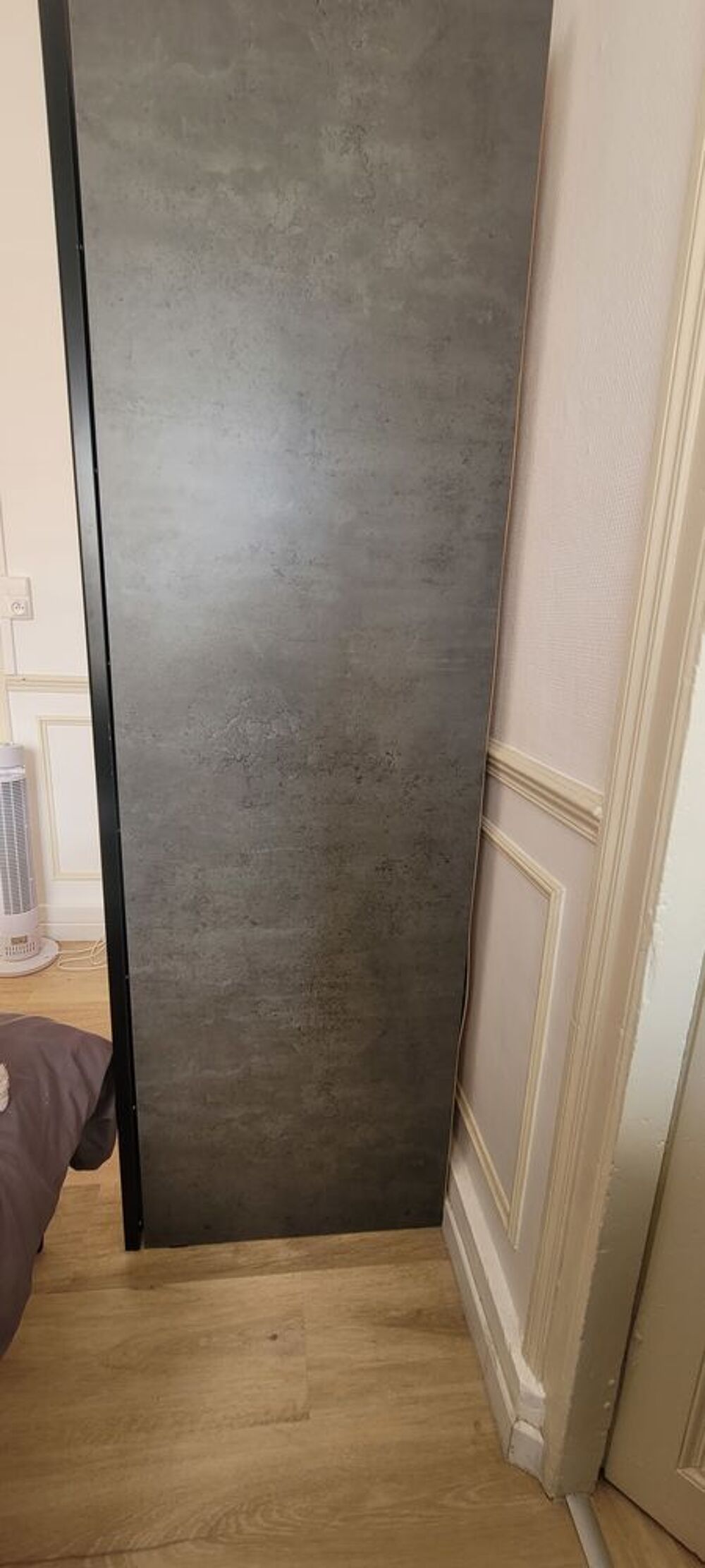 armoire a vetements 2 portes coulissantes imitation Meubles
