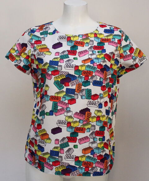 Top multicolore lego MIRA MIKATI T.40 FR 100 Issy-les-Moulineaux (92)