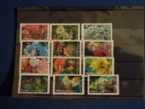 LOT 68 TIMBRES FRANCE OBLITERES AUTO ADHESIFS 2 Andernos-les-Bains (33)