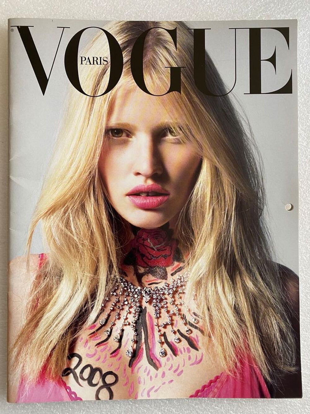 Vogue PARIS - le calendrier 2008 - Mario Sorrenti - tatouage 