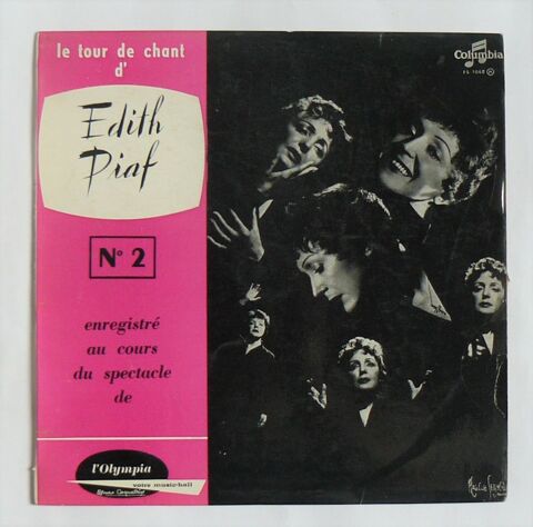 Edith PIAF : Le tour de chant d'Edith PIAF N 2 - 195? 9 Argenteuil (95)