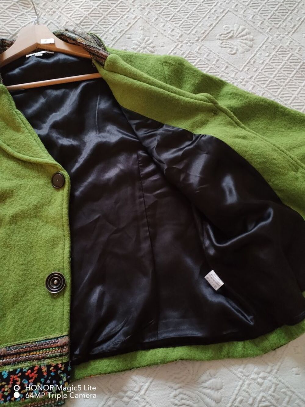 Veste vert pomme Vêtements