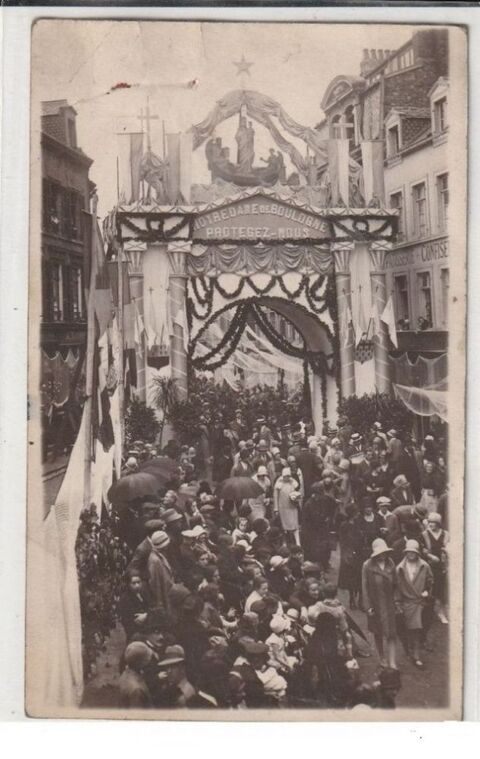 Dt 62-Carte Photo de Boulogne sur Mer-Notre Dame de Boulogne 3 Doullens (80)