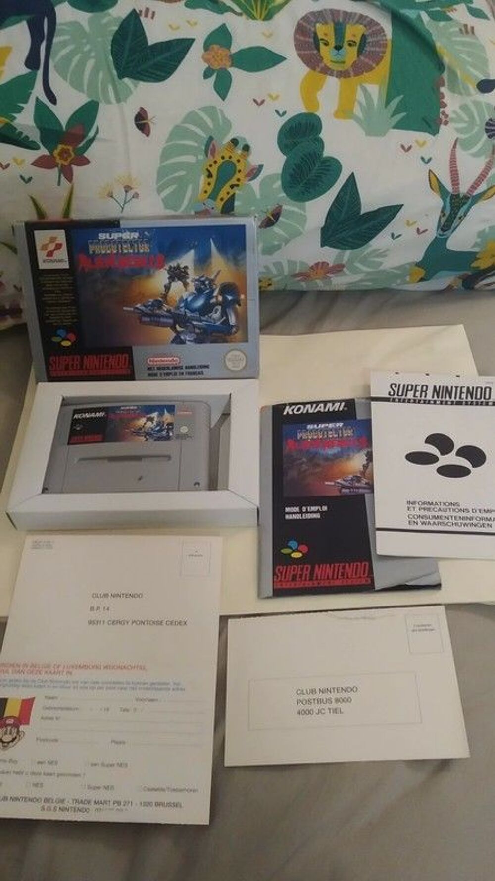 Super Probotector contra SNES alien rebels r&eacute;tro gaming mech Consoles et jeux vidéos