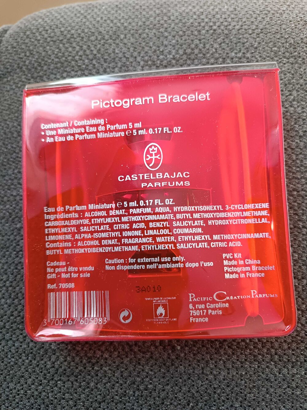 Coffret de parfum miniature Castelbajac 