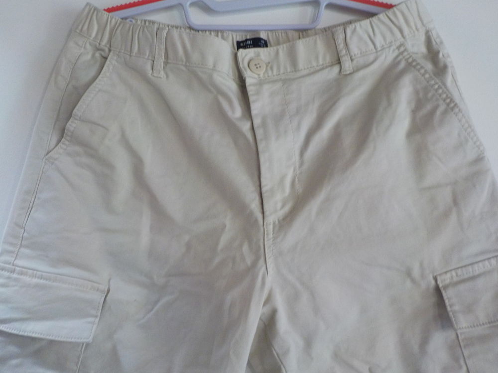 PANTALON HOMME BEIGE CLAIR KIABI TAILLE 40 Vtements