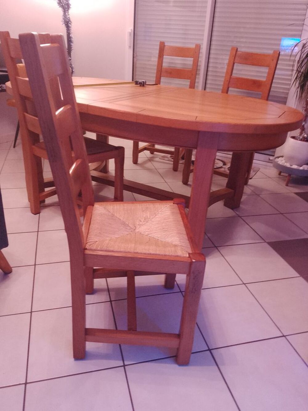 Table en ch&ecirc;ne savoyarde Meubles