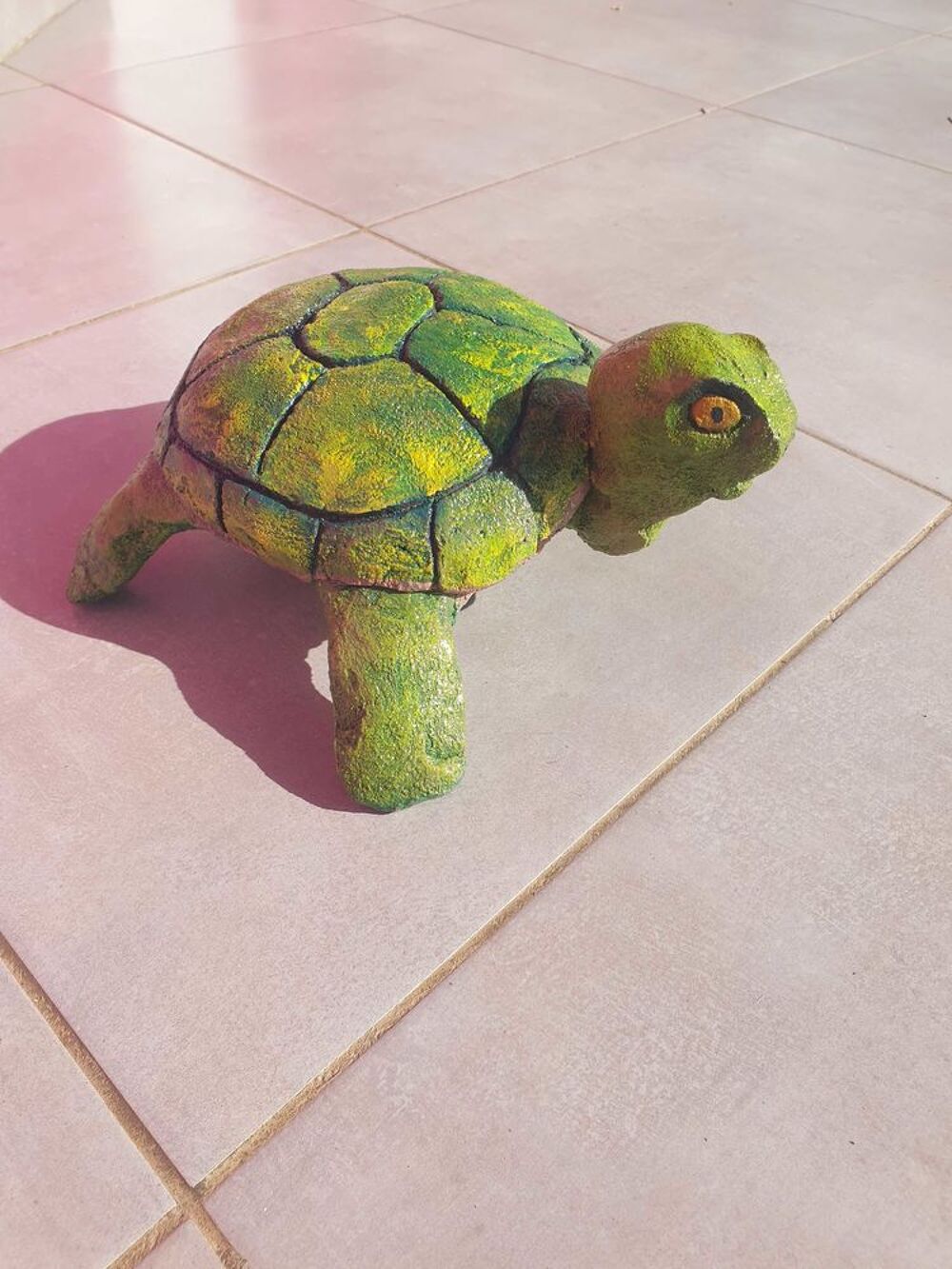 tortue en beton d&eacute;coration de jardin Décoration