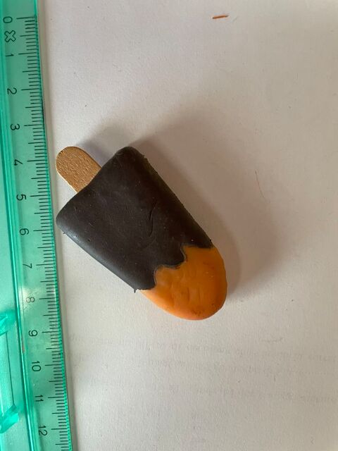 Gomma gomme eraser collection glace chocolat et orange 8 Bures-sur-Yvette (91)