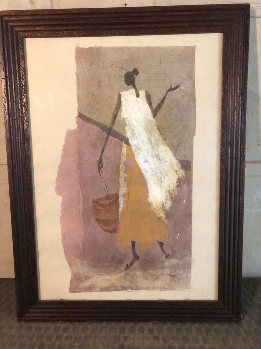 cadre femme africaine Décoration