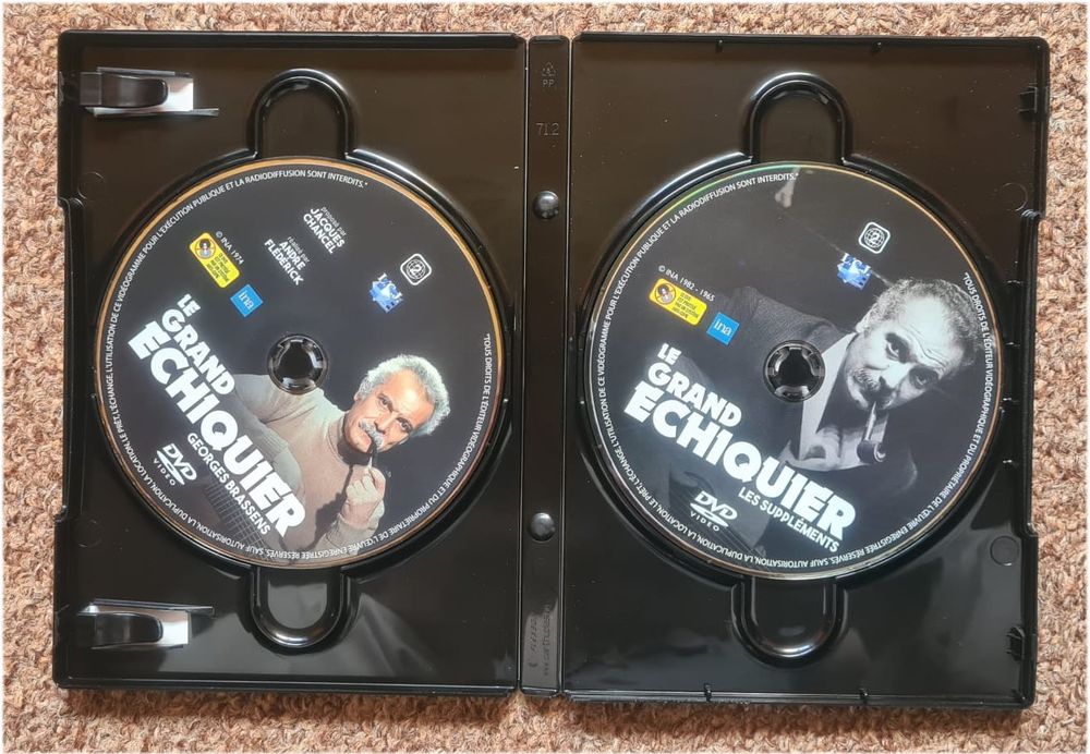 DVD LE GRAND ECHIQUIER avec GEORGES BRASSENS Photos/Video/TV