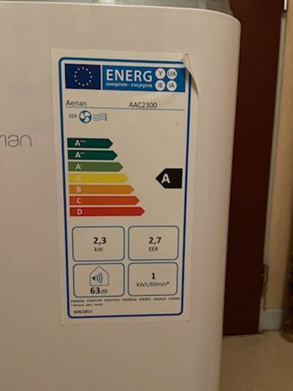 Climatiseur mobile monobloc Electroménager