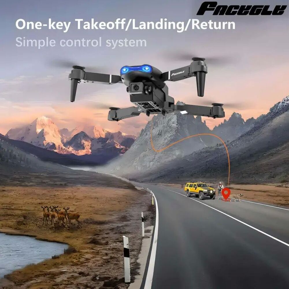 Drone E99 NOVA avec Double Cam&eacute;ra HD, Rotation 360&deg; Photos/Video/TV