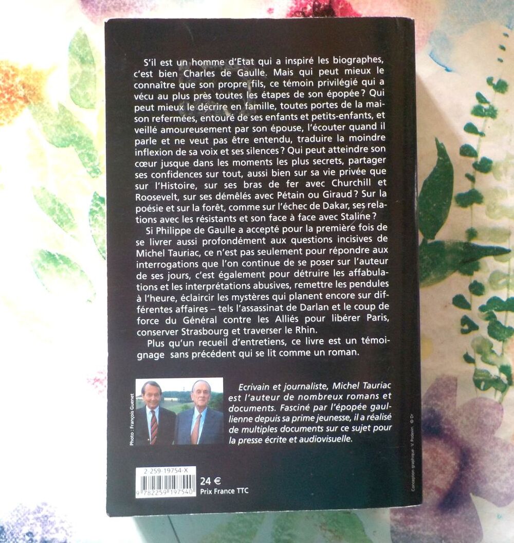 DE GAULLE MON PERE par Philippe de Gaulle T1 Ed. Plon Livres et BD