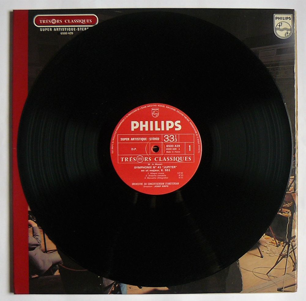 LP W.A. MOZART (Josef KRIPS) : Symphonie n&deg;41 et n&deg;35 CD et vinyles