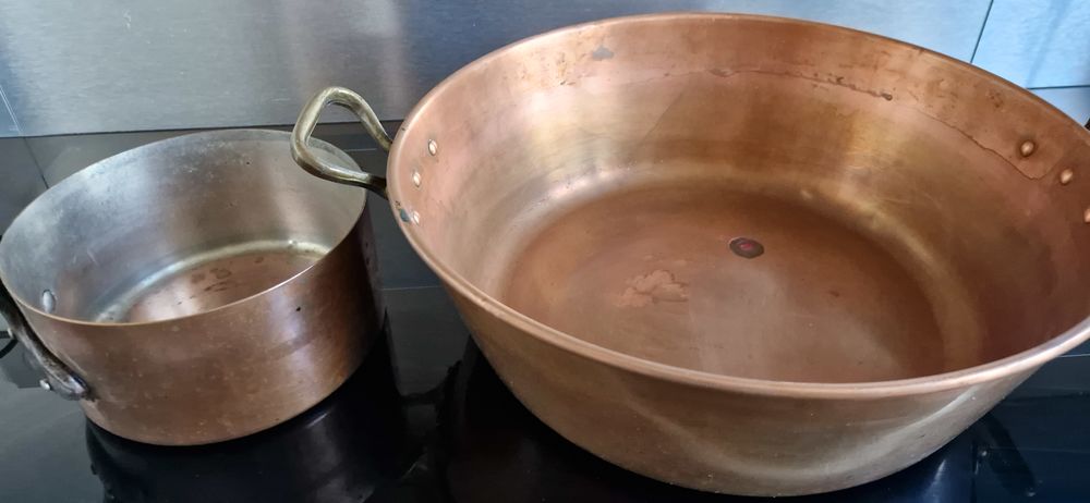 Casserole et marmite &agrave; confiture en cuivre Cuisine