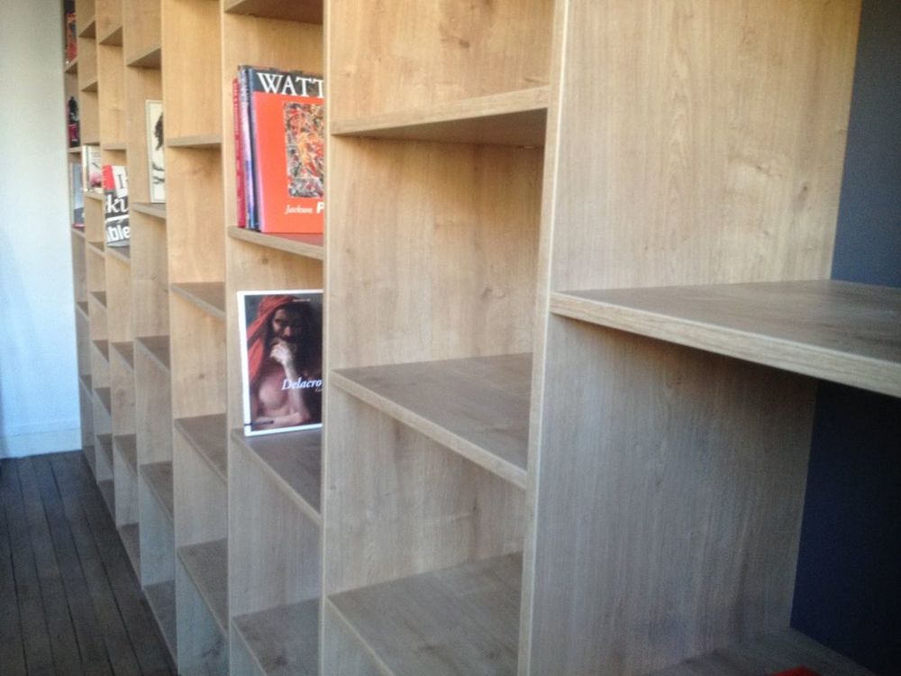 Biblioth&egrave;que contemporaine (d&eacute;j&agrave; d&eacute;mont&eacute;e) L 430 x H 250 Meubles