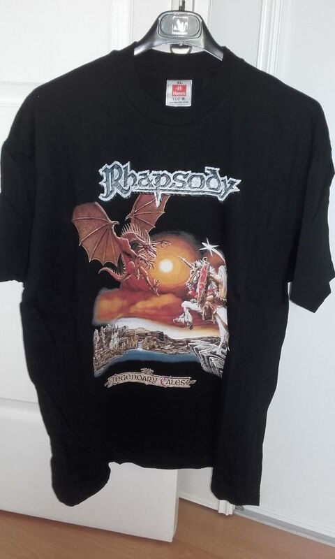 T-Shirt : Rhapsody - Legendary Tales 1997 - Taille : XL 180 Angers (49)