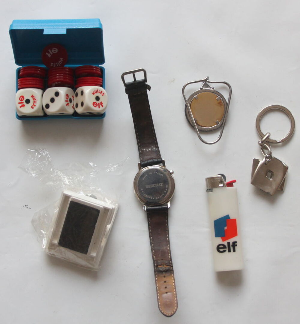 Collection objets publicitaires ELF
vintage 70
